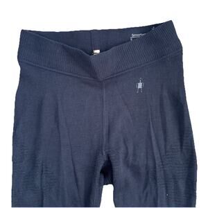 Smartwool Womens Intraknit Base Layer Grey Merino Wool Pants Sz S